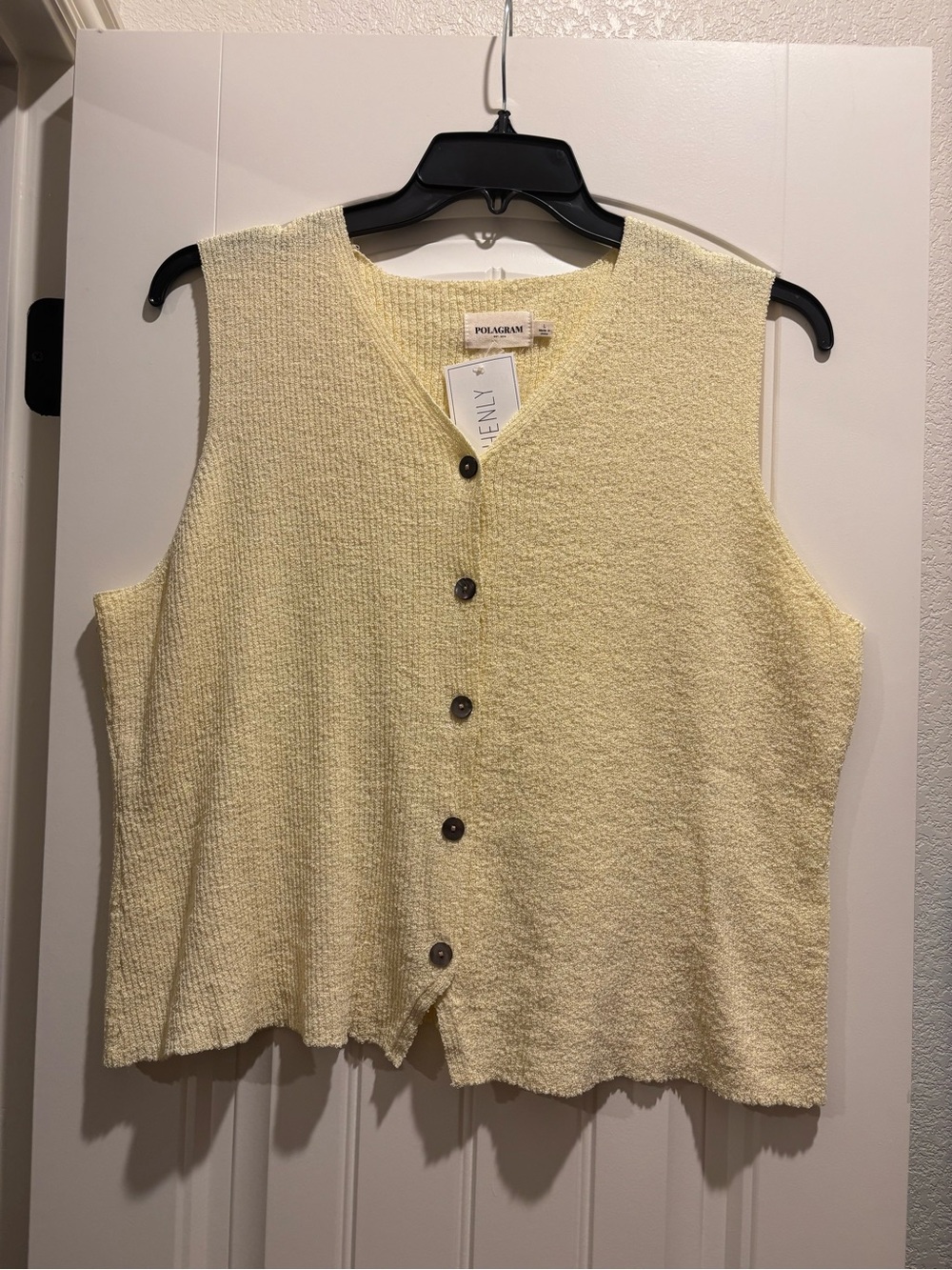 Yellow Layering Top/Vest